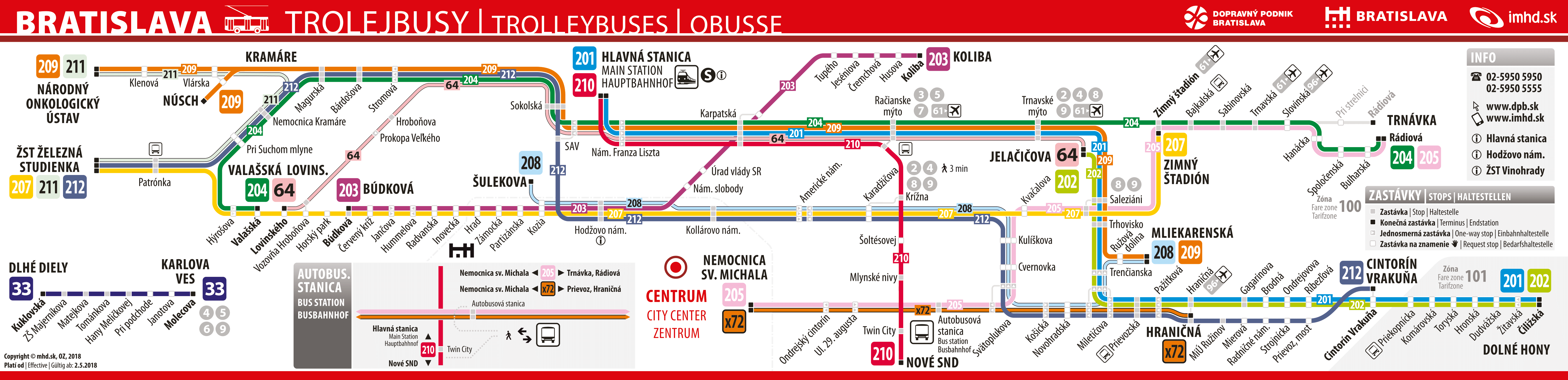 Братислава — Схемы