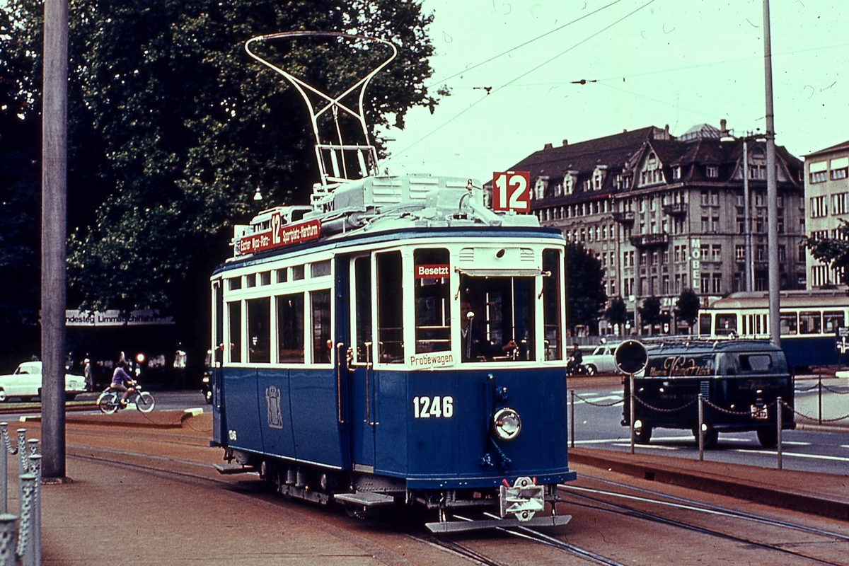 Цюрих, SWS/MFO Ce 2/2 № 1246; Цюрих — Старые фотографии