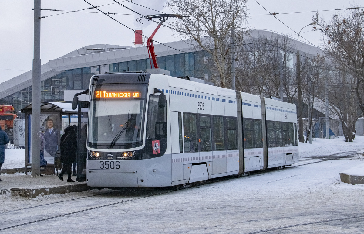 Москва, 71-414 (Pesa Fokstrot) № 3506 Москва, 71-414 (Pesa Fokstrot) № 3506