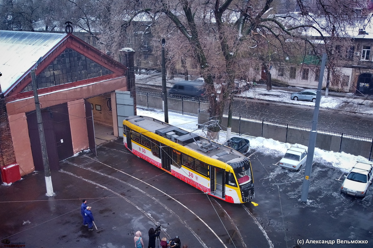 Одесса, T3 КВП Од «Одиссей» № 3322; Одесса — Электротранспорт Одессы с высоты
