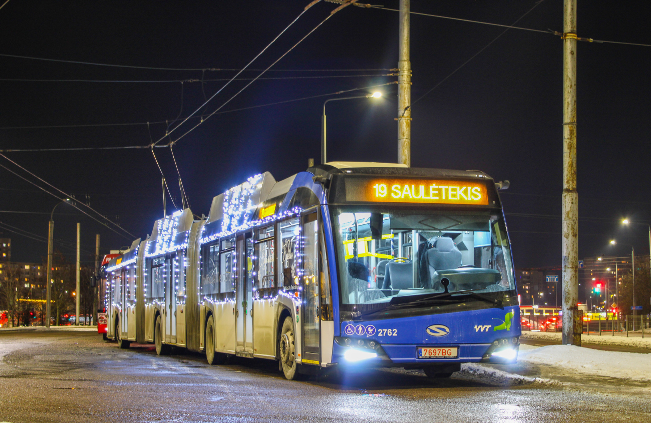 Вильнюс, Solaris Trollino IV 24 MetroStyle № 2762