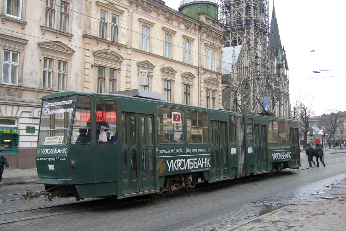 Львов, Tatra KT4SU № 1050