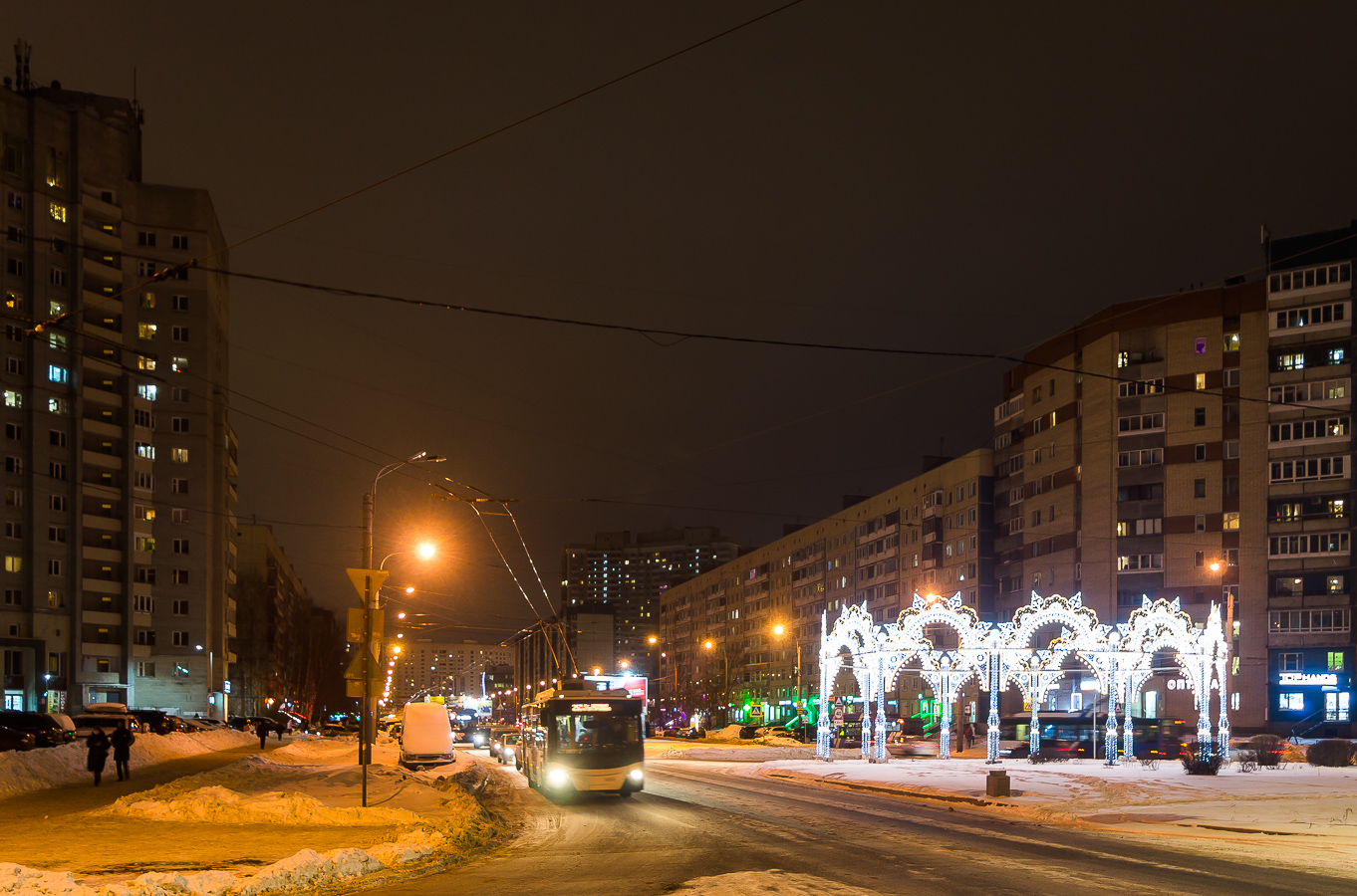 Санкт-Петербург — Троллейбусные линии и инфраструктура