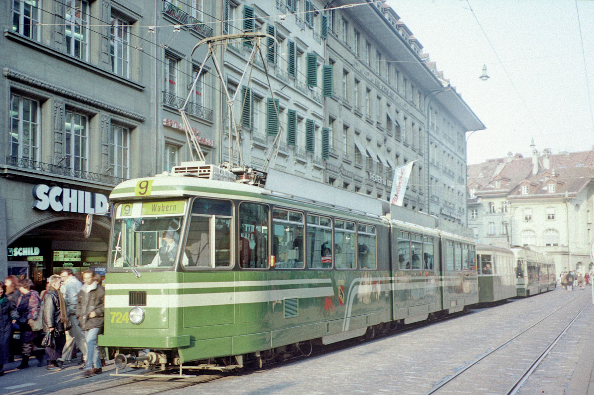 Берн, SWS/BBC Be 8/8 № 724