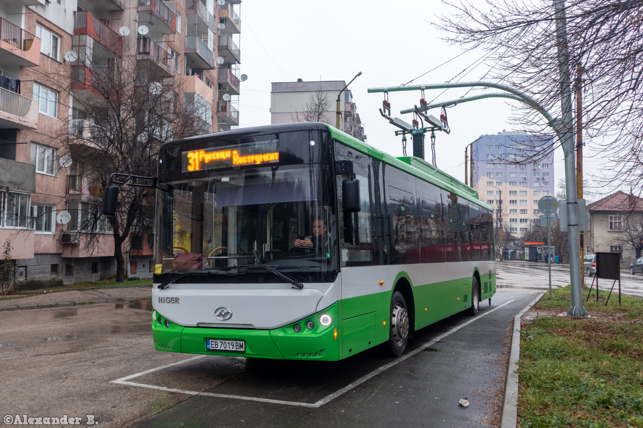 Gabrovo, Higer KLQ6125GEV3 Nr. 7019; Gabrovo — Electric bus transport — Charging stations