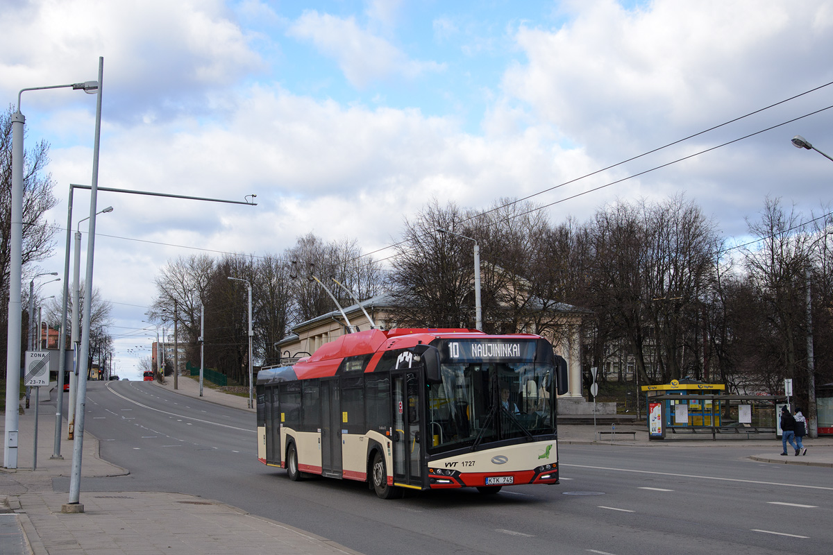 Вильнюс, Solaris Trollino IV 12 Škoda № 1727