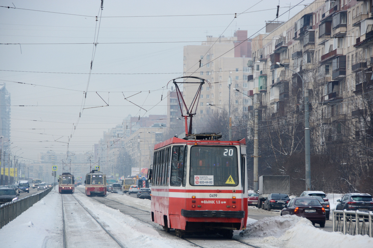 Санкт-Петербург, 71-134К (ЛМ-99К) № 0419