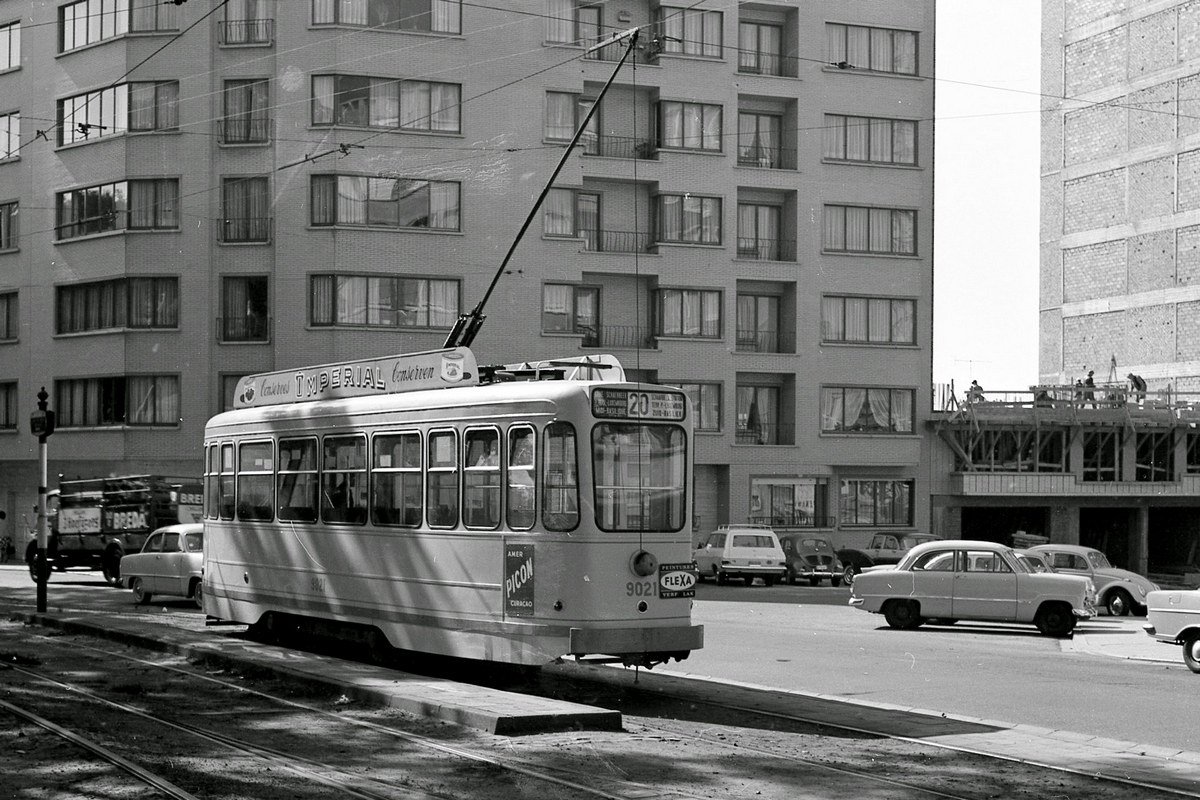 Брюссель, MIVB/STIB Series 9000 № 9021; Брюссель — Старые фотографии MIVB / STIB