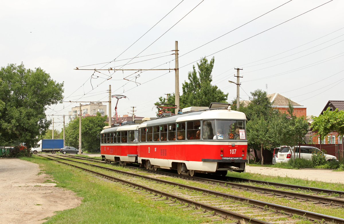 Краснодар, Tatra T3SU КВР ТМЗ № 107