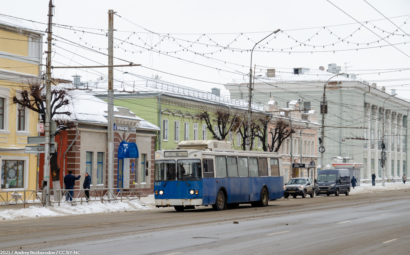 Рязань, ЗиУ-682ГМ1 (с широкой передней дверью) № 2037
