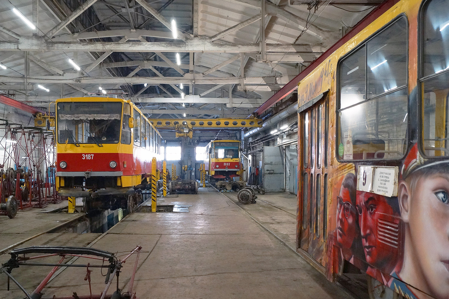 Барнаул, Tatra T6B5SU № 3187; Барнаул, Tatra T6B5SU № 3141