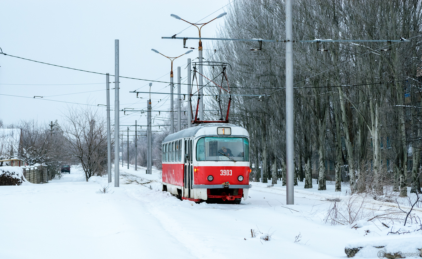 Донецк, Tatra T3SU (двухдверная) № 3903
