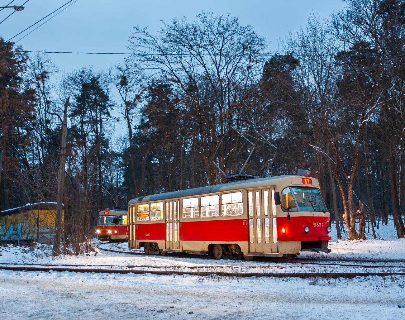 Киев, Tatra T3SU № 5837