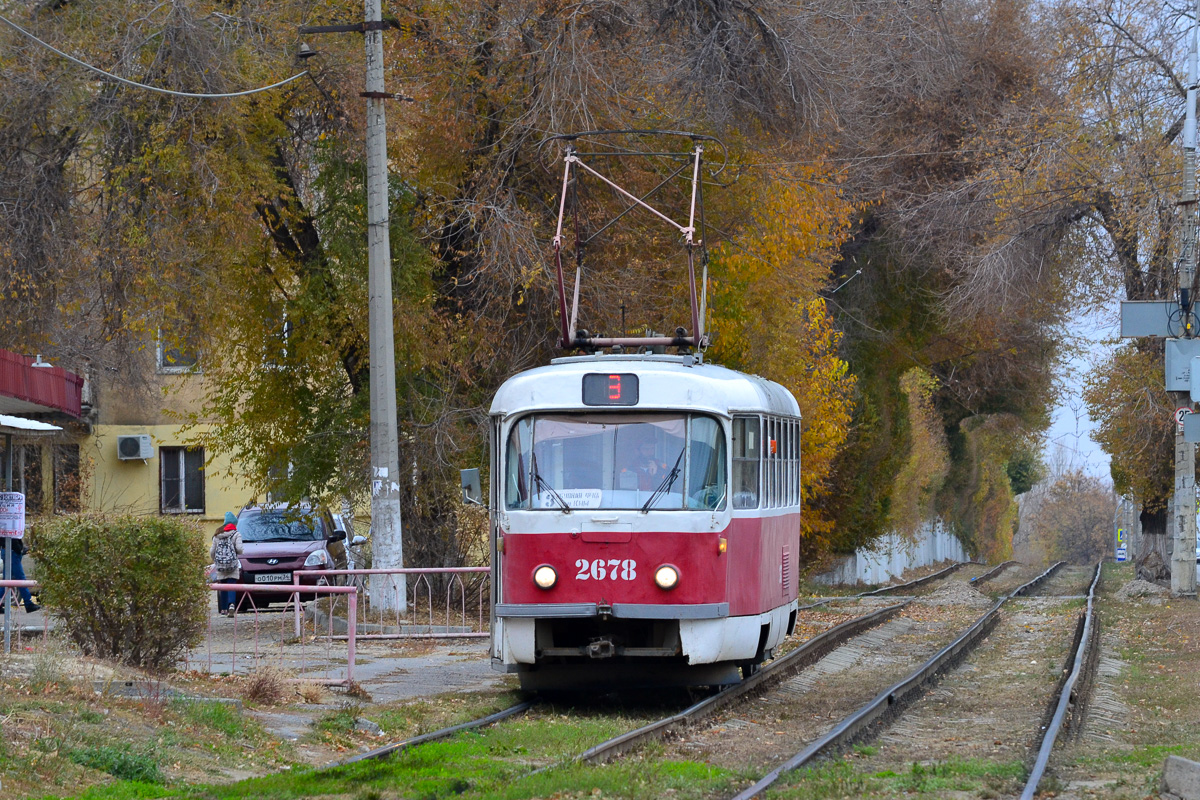 Волгоград, Tatra T3SU (двухдверная) № 2678