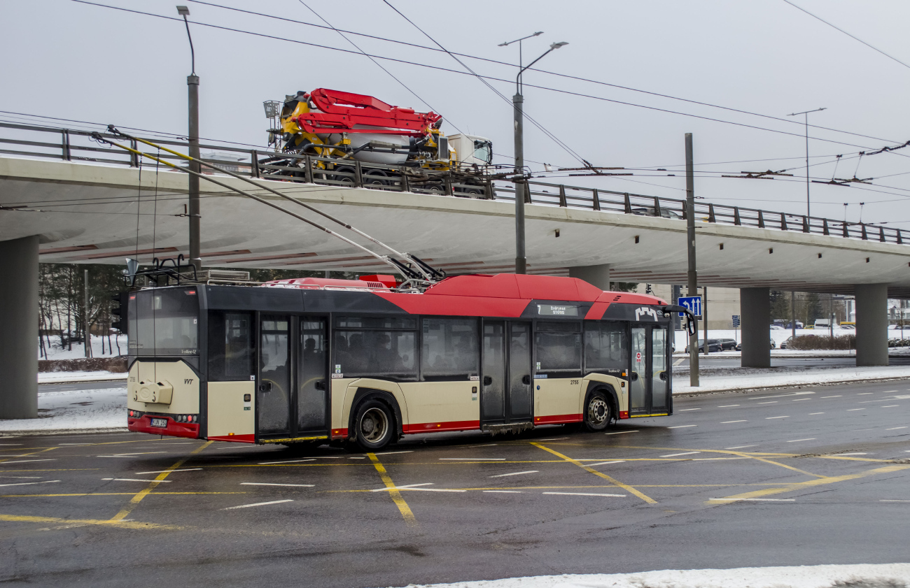 Вильнюс, Solaris Trollino IV 12 Škoda № 2755