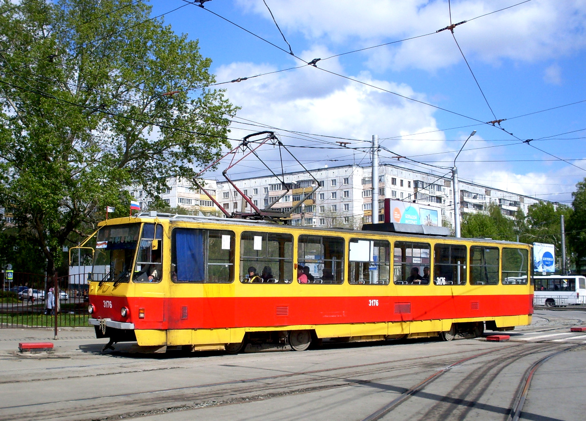 Барнаул, Tatra T6B5SU № 3176