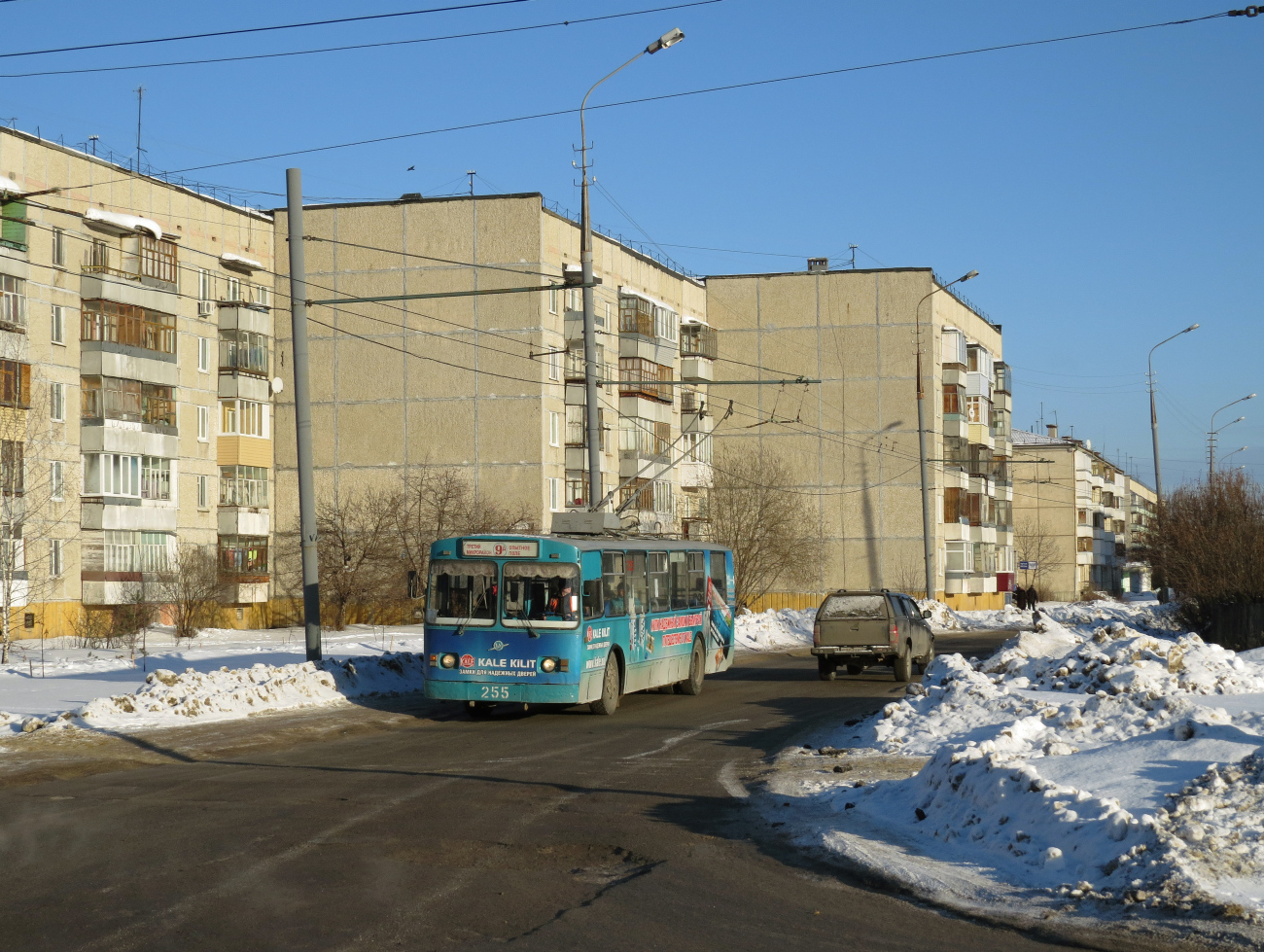 Йошкар-Ола, ЗиУ-682В № 255; Йошкар-Ола — Троллейбусные линии и инфраструктура