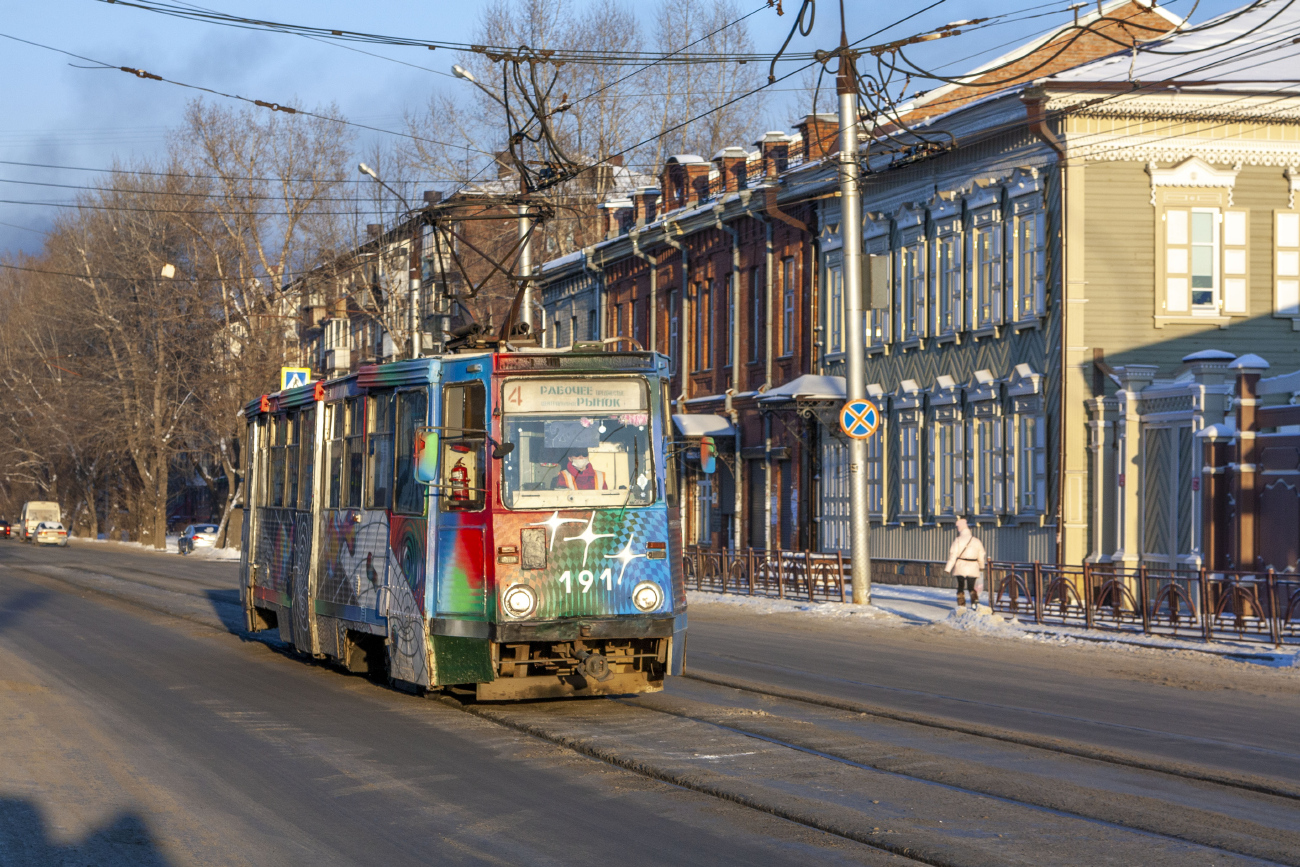 Иркутск, 71-605 (КТМ-5М3) № 191 Иркутск, 71-605 (КТМ-5М3) № 191