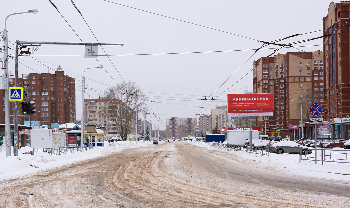 Уфа — Троллейбусная сеть — север