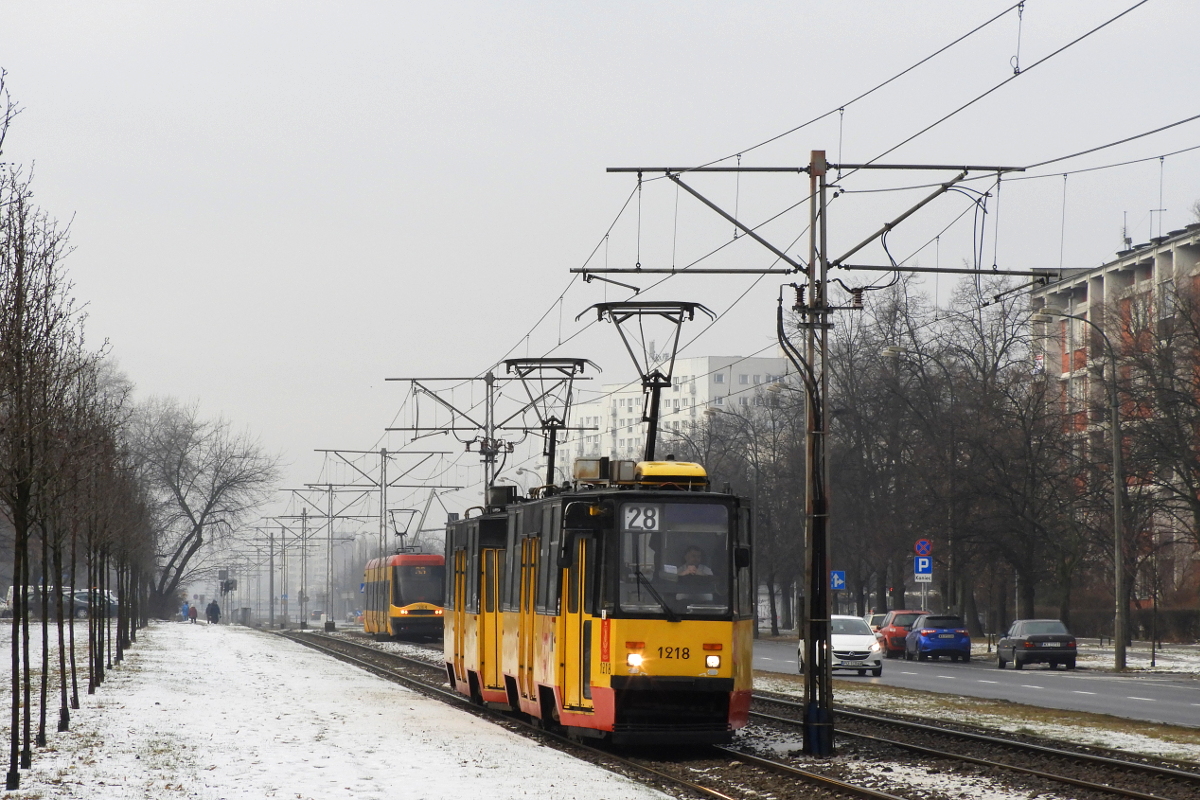 Варшава, Konstal 105Na № 1218