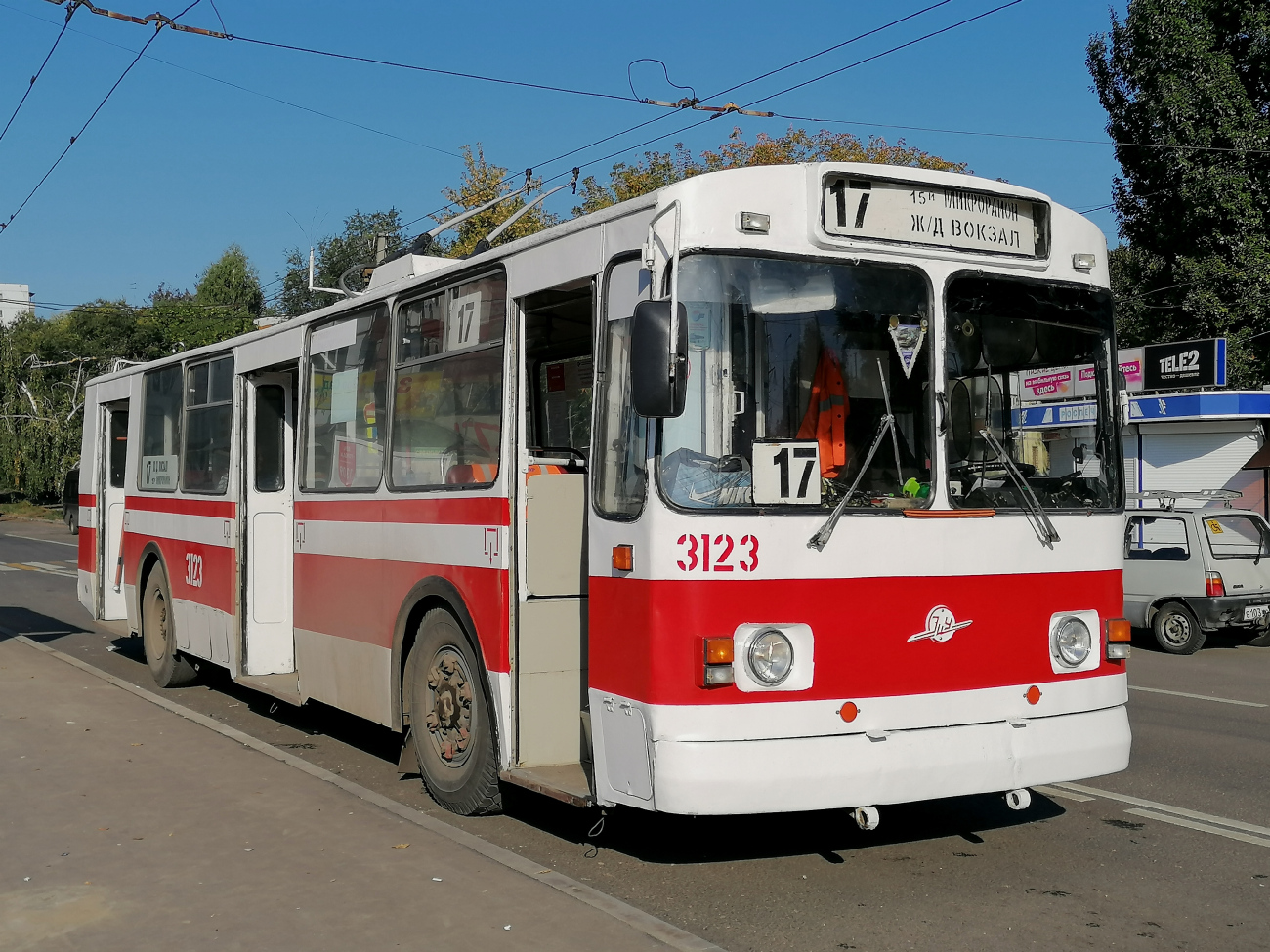 Самара, ЗиУ-682В-012 [В0А] № 3123; Самара — Конечные станции и кольца (троллейбус)