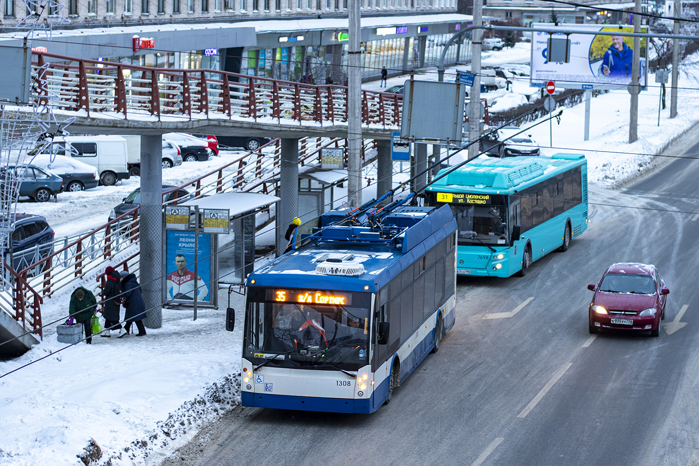 Санкт-Петербург, Тролза-5265.00 «Мегаполис» № 1308