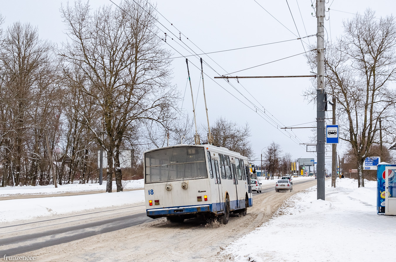 Великий Новгород, Škoda 14TrM (ВМЗ) № 18