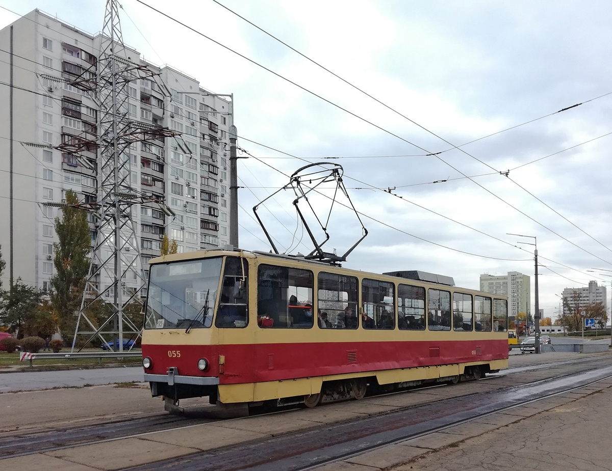 Киев, Tatra T6B5SU № 055