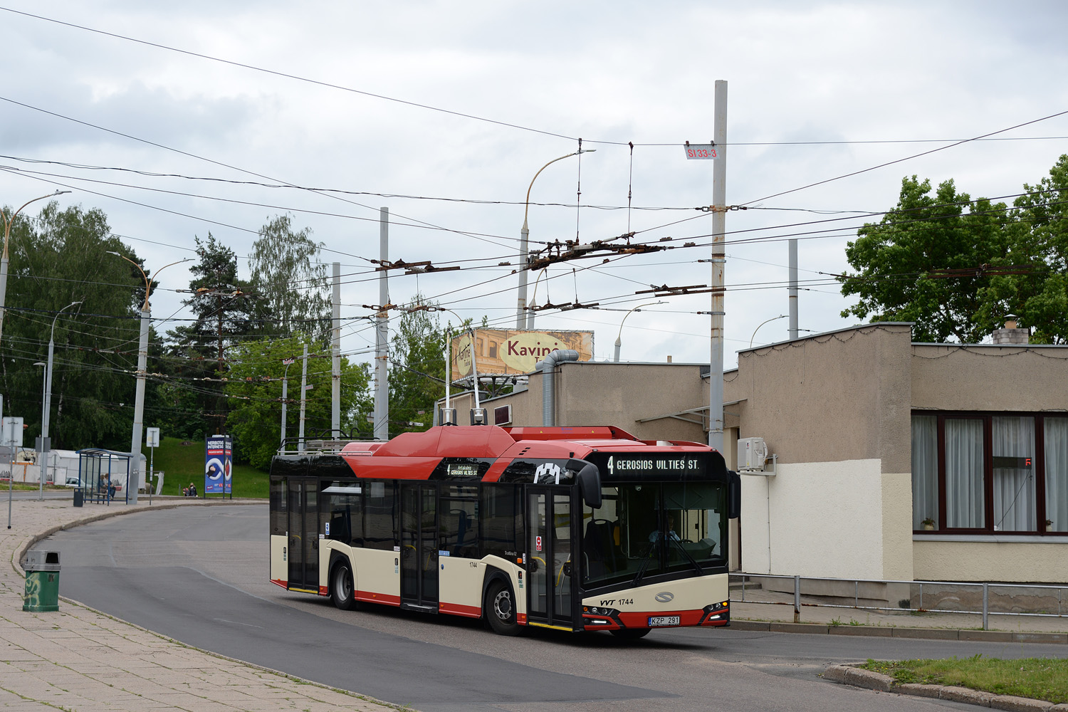 Wilno, Solaris Trollino IV 12 Škoda Nr 1744
