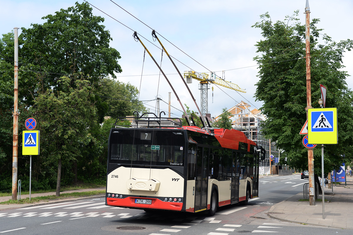 Вильнюс, Solaris Trollino IV 12 Škoda № 2746