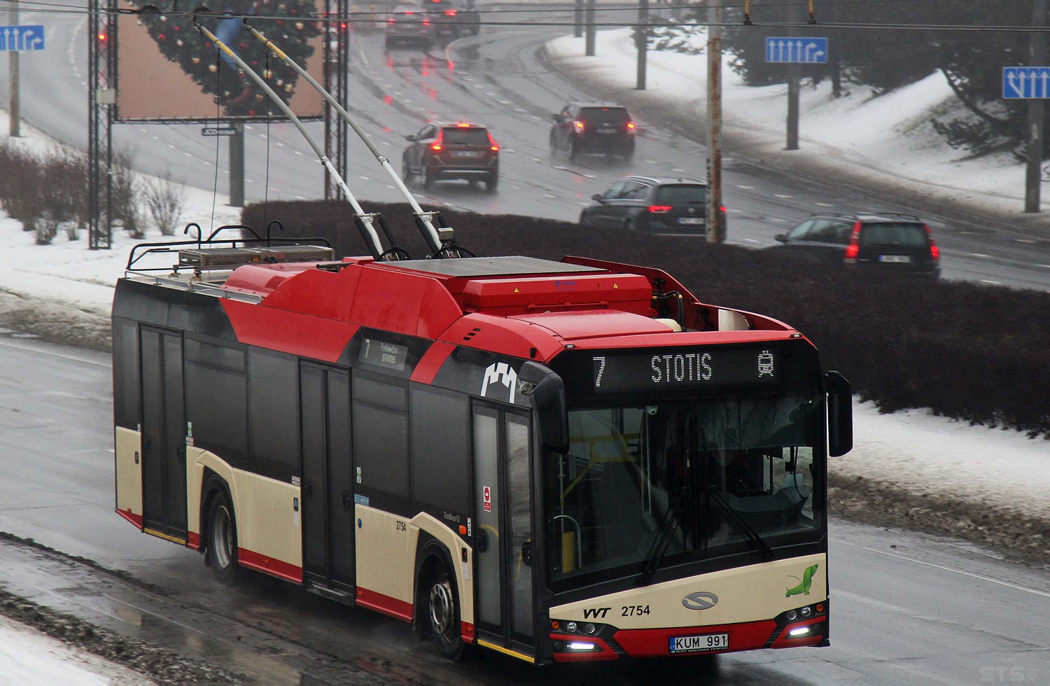 Vilnius, Solaris Trollino IV 12 Škoda № 2754