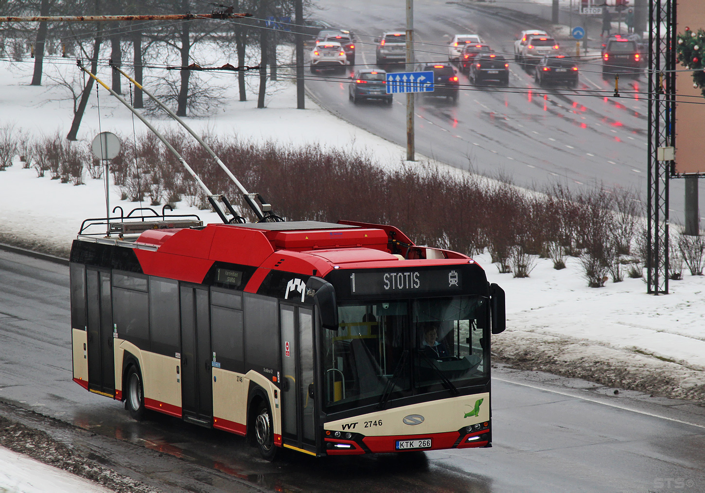 Вильнюс, Solaris Trollino IV 12 Škoda № 2746