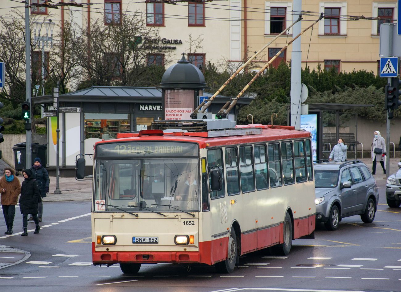 Вильнюс, Škoda 14Tr17/6M № 1652
