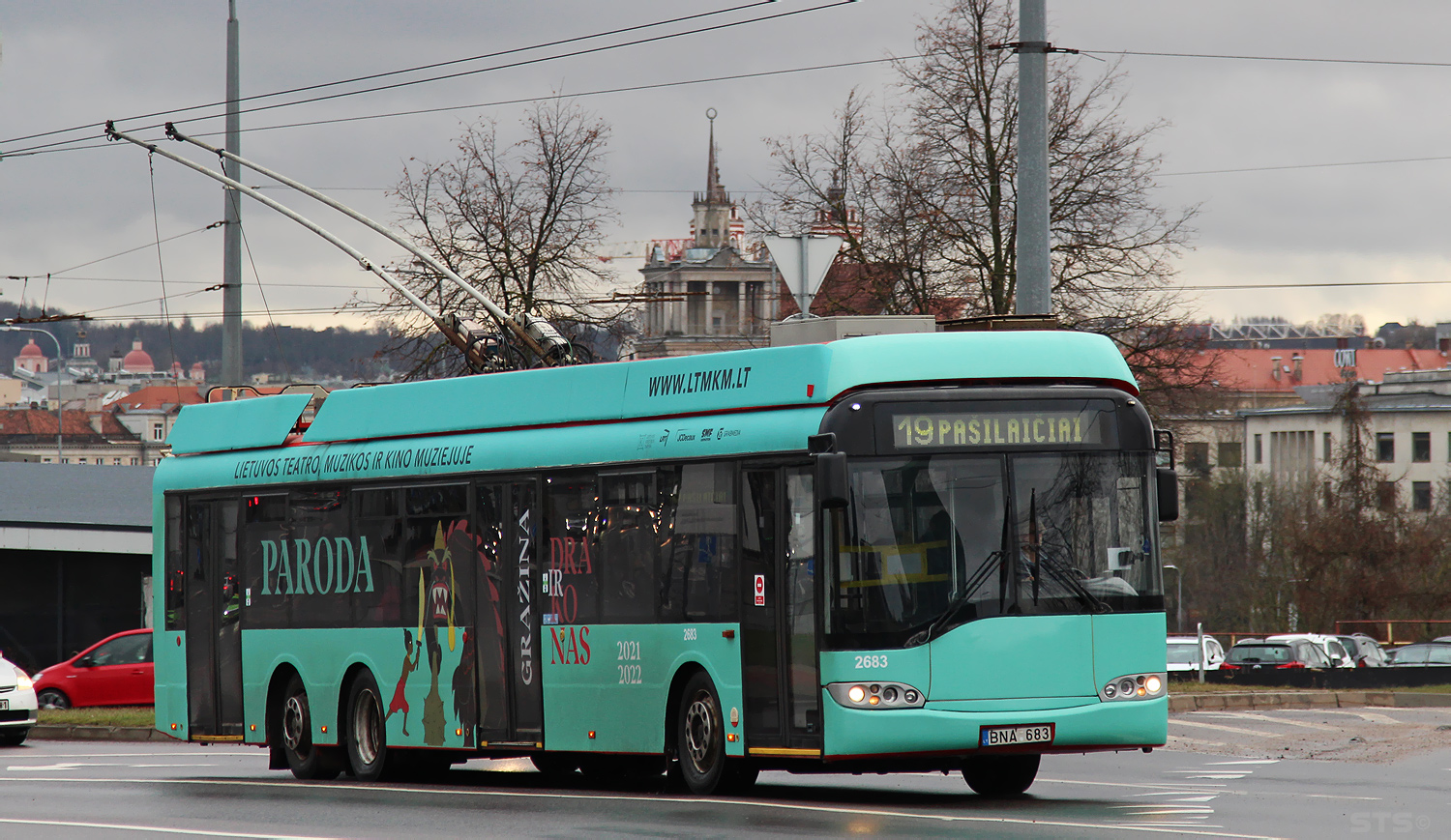 Vilnius, Solaris Trollino II 15 AC nr. 2683