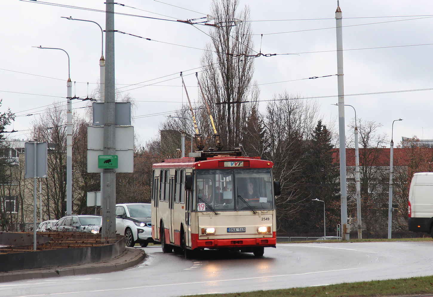 Вильнюс, Škoda 14Tr89/6 № 2549