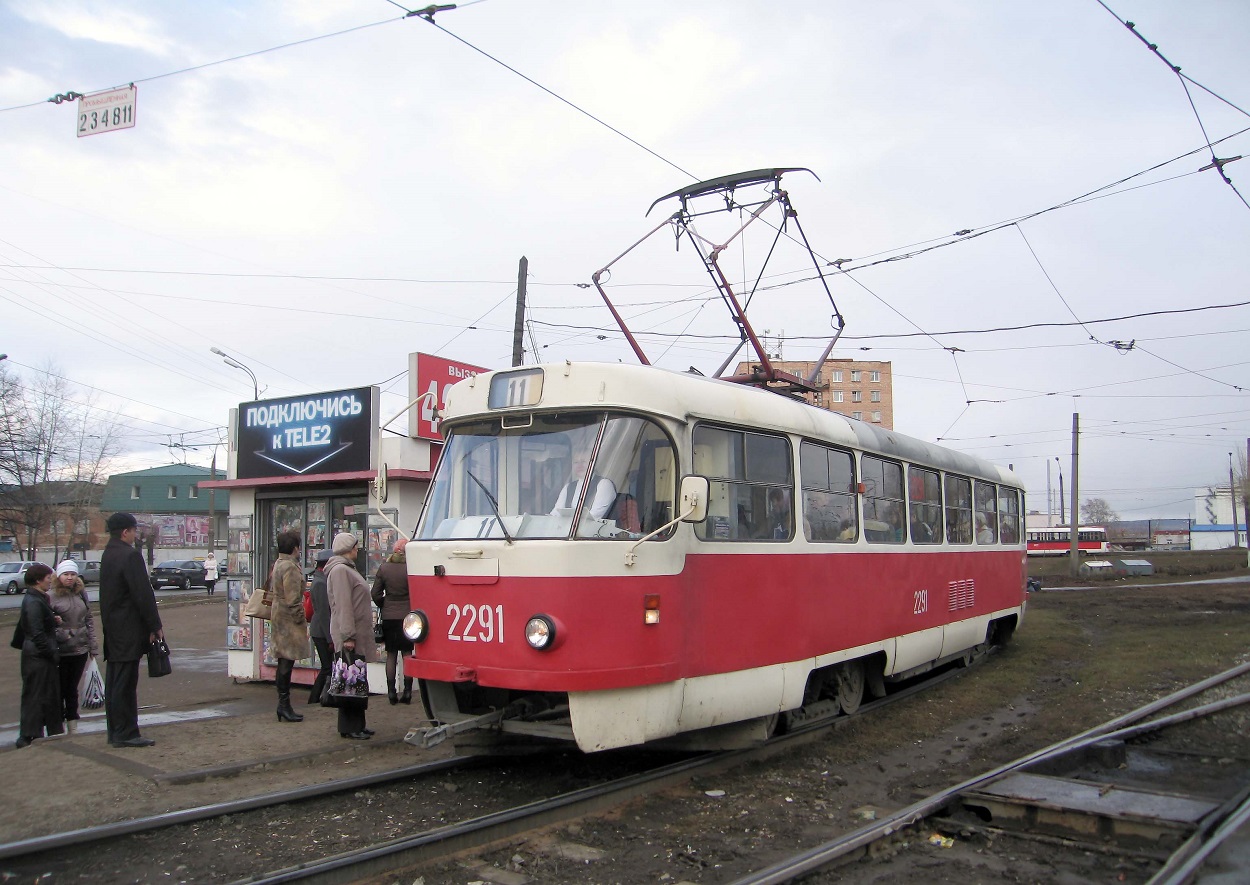 Ижевск, Tatra T3SU № 2291