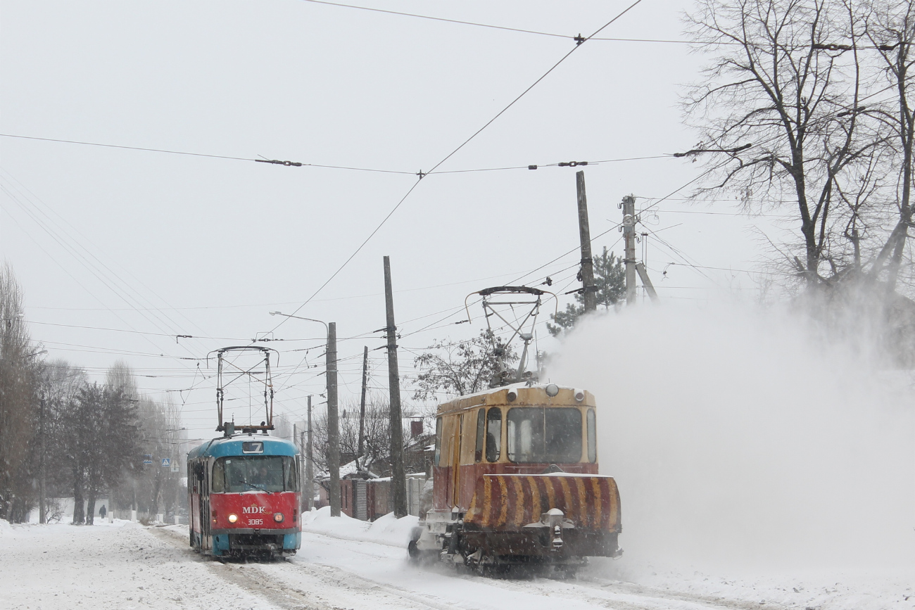 Харьков, Tatra T3SUCS № 3085; Харьков, ГС-4 (КРТТЗ) № 17 Харьков, Tatra T3SUCS № 3085; Харьков, ГС-4 (КРТТЗ) № 17