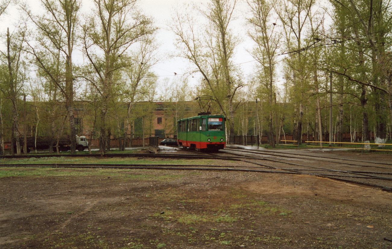 Усть-Каменогорск, 71-605 (КТМ-5М3) № 21; Усть-Каменогорск — Трамвайные линии и инфраструктура