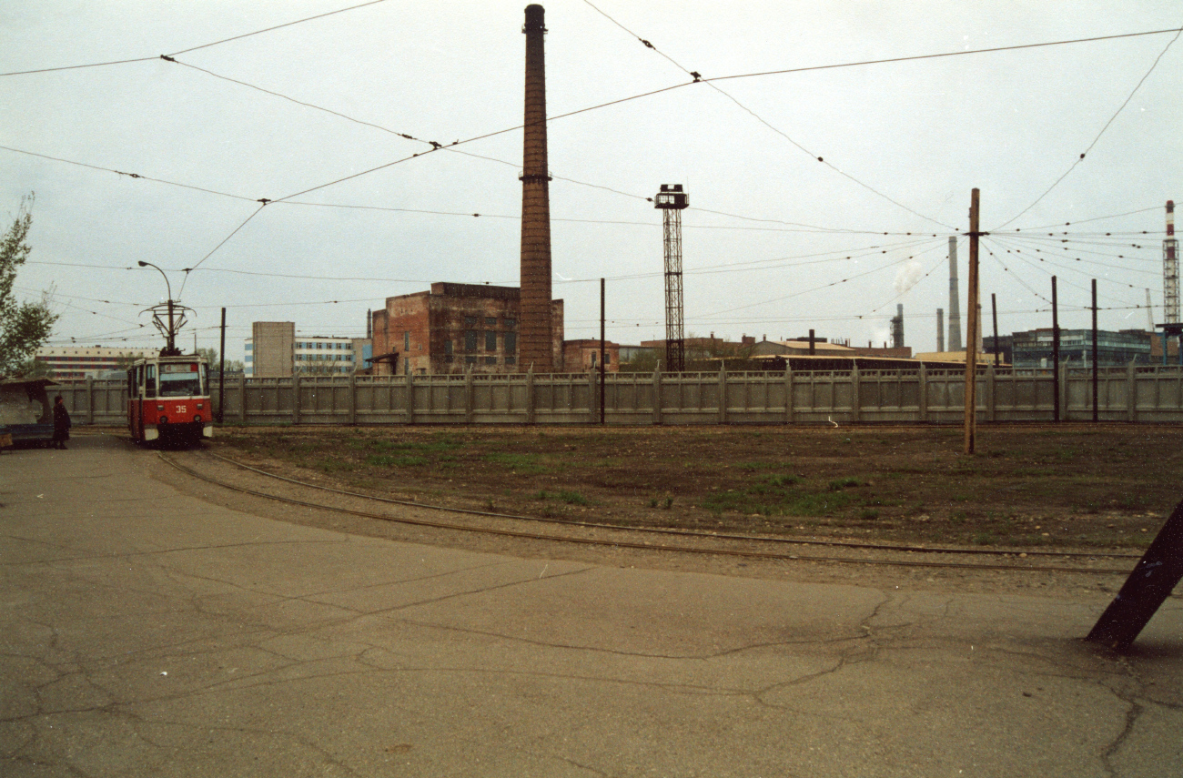 Ust-Kamenogorsk, 71-605 (KTM-5M3) č. 35; Ust-Kamenogorsk — Tramway lines and infrastructure