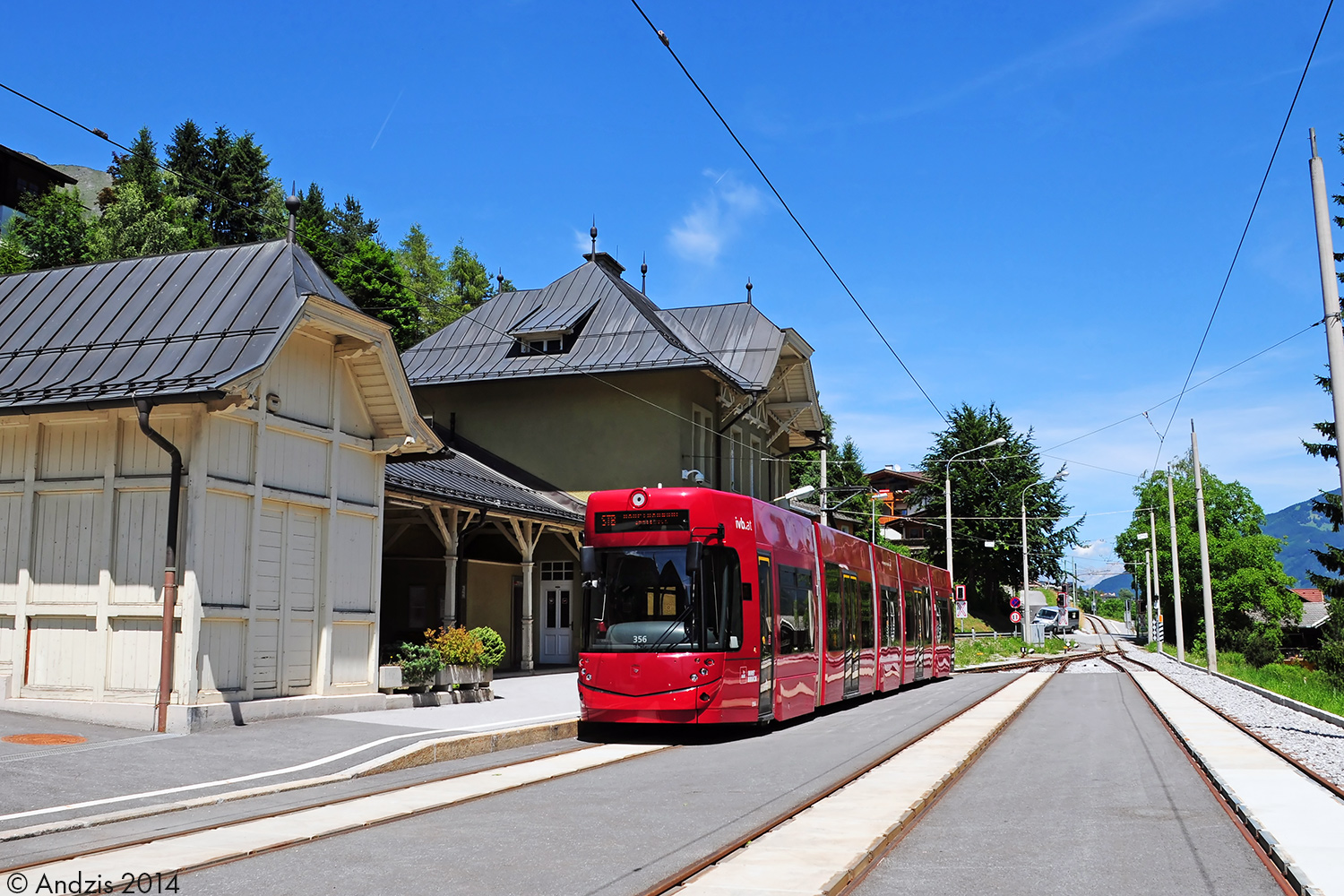 Innsbruck, Bombardier Flexity Outlook Nr. 356; Innsbruck — Stubaitalbahn