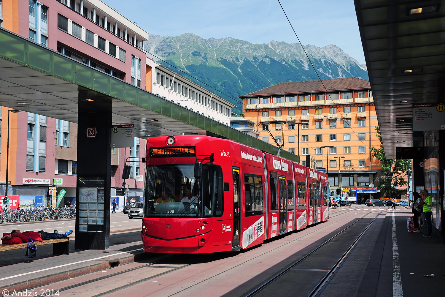 Инсбрук, Bombardier Flexity Outlook № 308