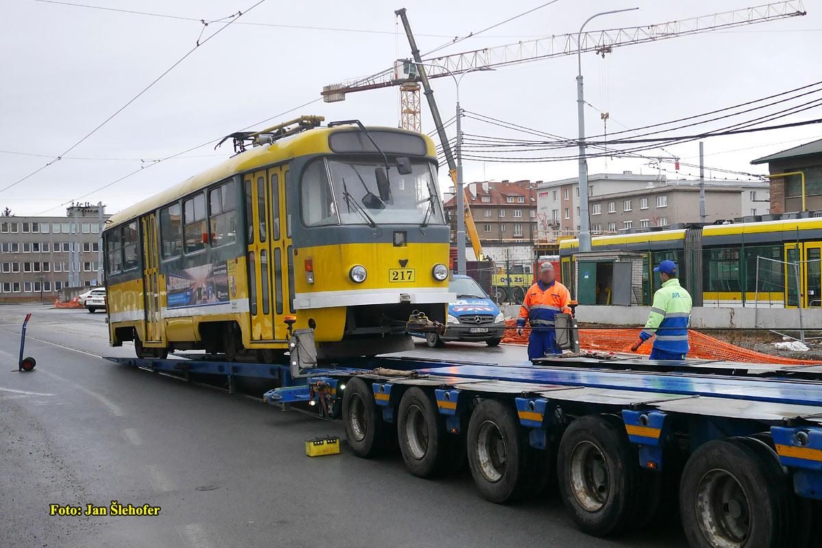 Пльзень, Tatra T3R.P № 217