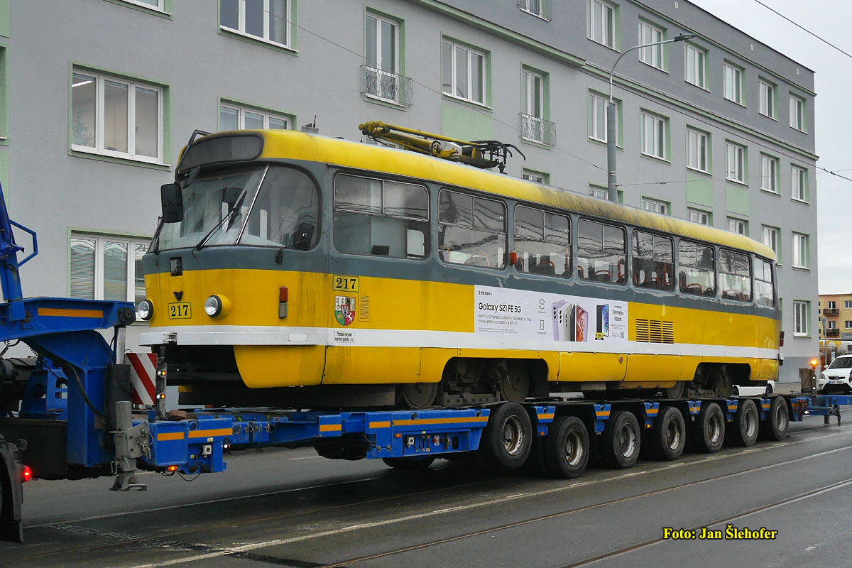 Пльзень, Tatra T3R.P № 217