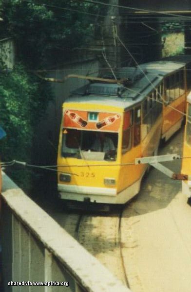 София, Т8М-301 (България 1300) № 325; София — Исторически снимки — Трамвайни мотриси (1990–2010)