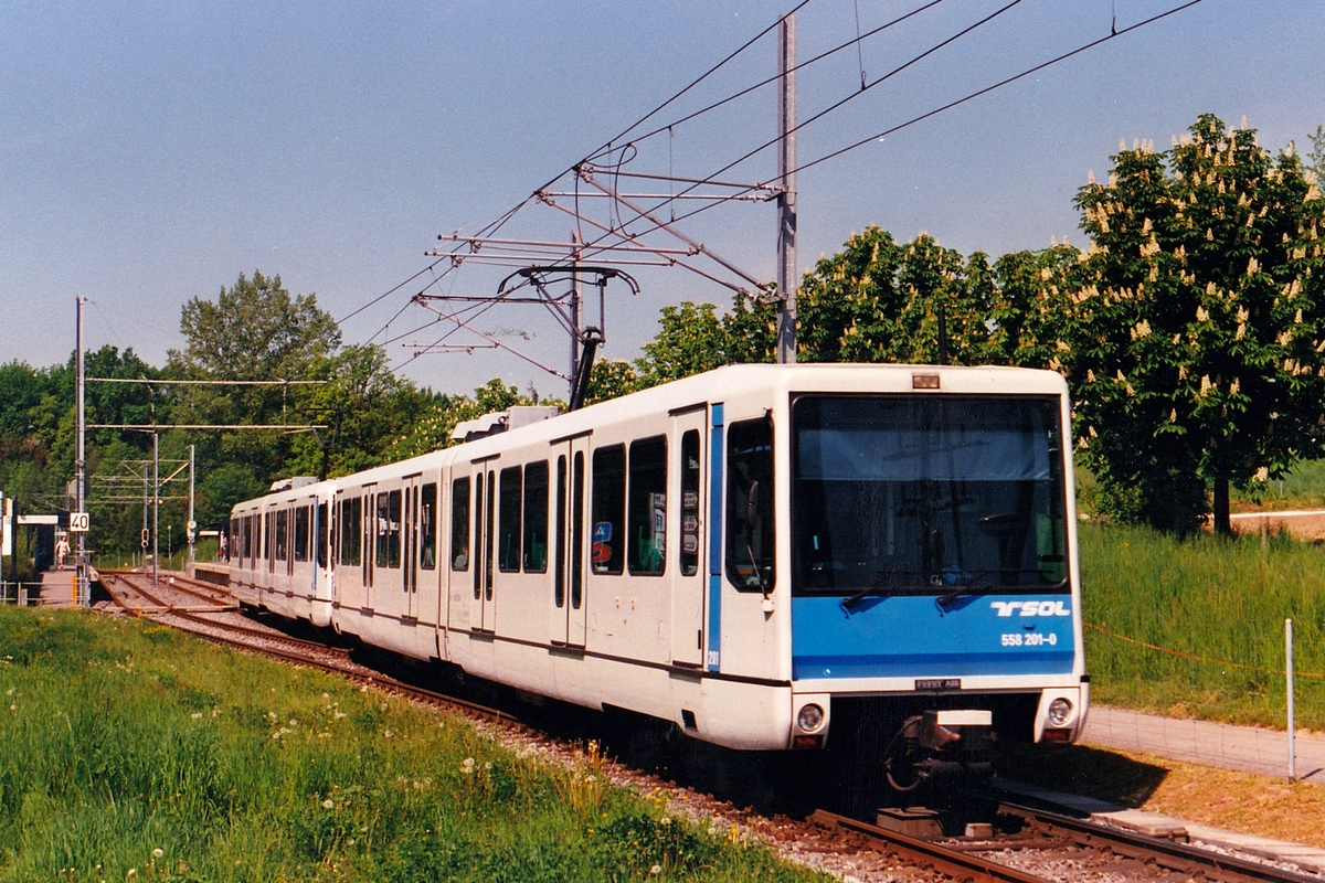 Лозанна, ACMV/ABB/Duewag Bem 4/6 (TL) № 201