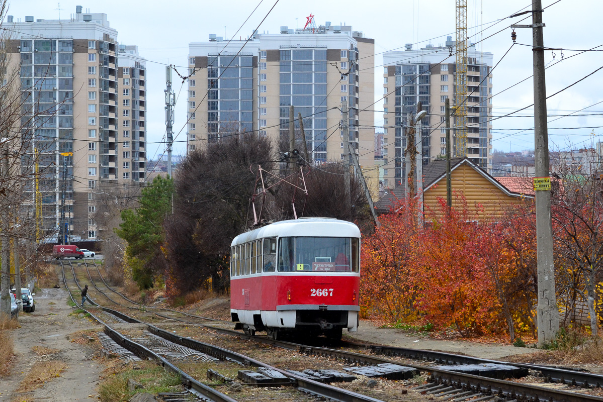Volgograda, Tatra T3SU (2-door) № 2667
