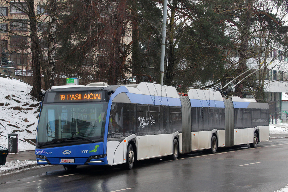 Вильнюс, Solaris Trollino IV 24 MetroStyle № 2762 Вильнюс, Solaris Trollino IV 24 MetroStyle № 2762