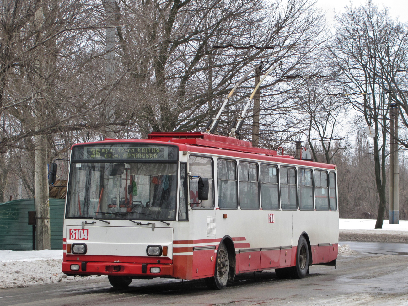 Харьков, Škoda 14Tr17/6M № 3104