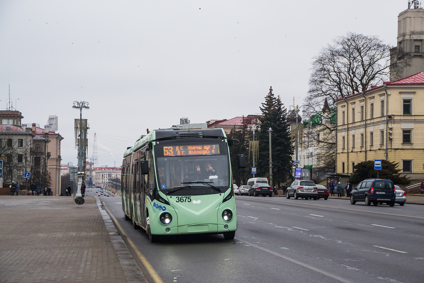 Мінск, БКМ 43300D № 3675 Мінск, БКМ 43300D № 3675