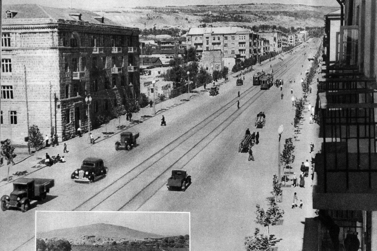 Jerewan — Abandoned tramway lines; Jerewan — Old photos